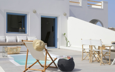 Oia, Santorini 1, back garden