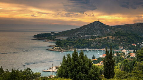 Sunset in Dubrovnik