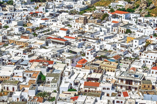 Buildings in Lindos