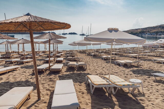 Main beach, Lindos