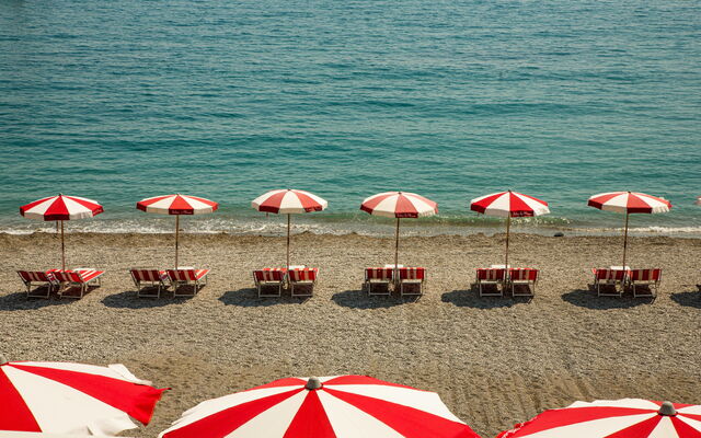 On the beach in Italy