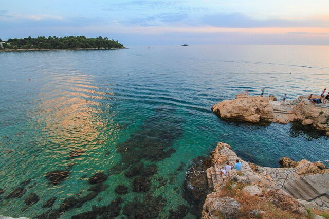 The sea in Rovinj