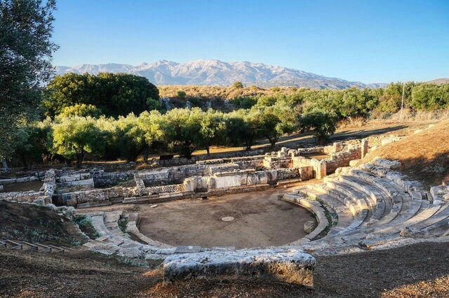An amphitheatre in Crete