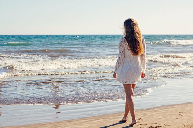 A Costa Blanca beach