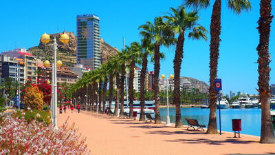 Seafront promenade in Altea