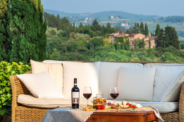 View, Villa Le Corti