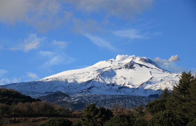 Snow in Sicily