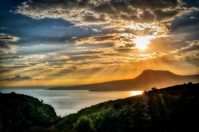 Sunrise in Crete