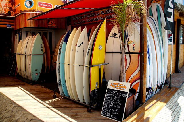 Surfboards in Tenerife