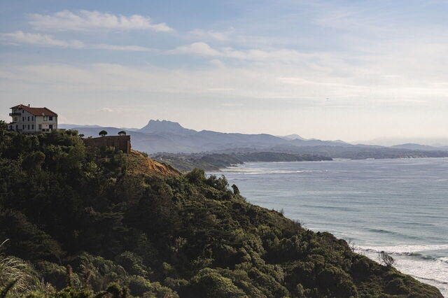 Coastal views around Biarritz