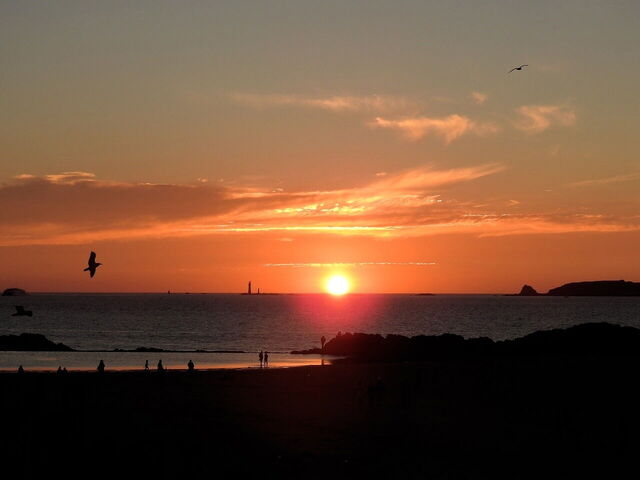 Saint-Malo, sunset