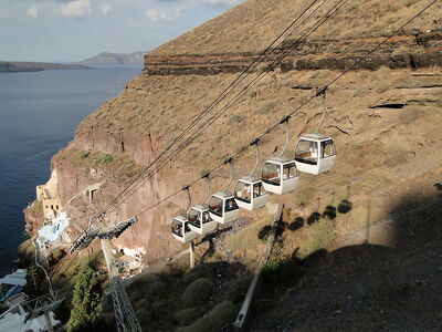 Santorini Cable Car, Greece