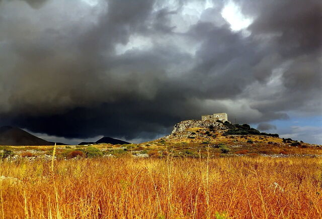 Clouds over Taygetos
