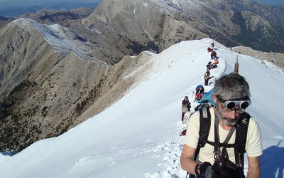 Ascent on Mount Taygetos