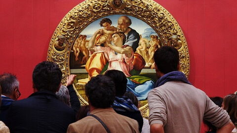 Michelangelo at the Uffizi