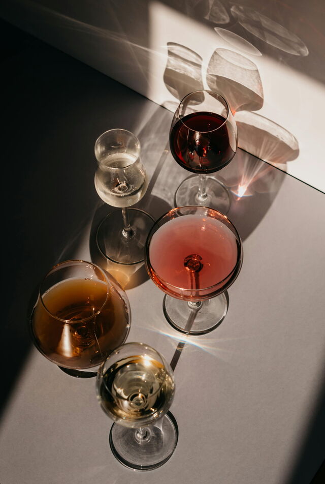 Different wines
