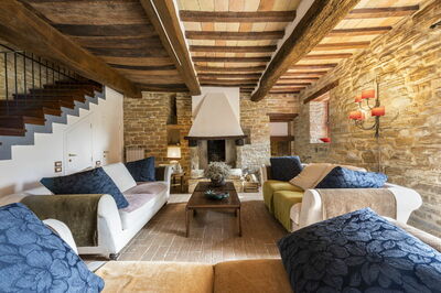 Villa al Colle, living room