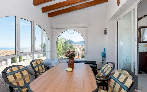 Stella: Table, Property, Furniture, Plant, Building, Chair, Wood, Azure, Houseplant, Window