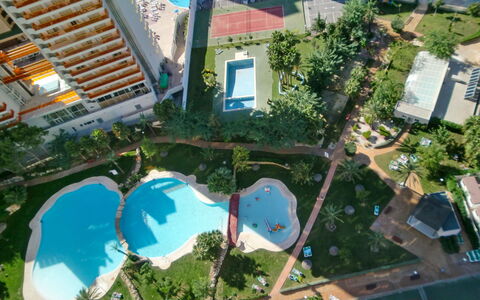 Gemelos: Daytime, Property, Building, Plant, Nature, Urban Design, Vegetation, Condominium, Biome, Swimming Pool