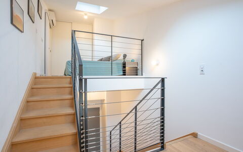 Wilson: Property, Stairs, Building, Wood, Interior Design, Flooring, Floor, Wall, Line