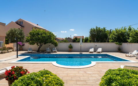 Privlaka 137: Water, Plant, Sky, Property, Building, Swimming Pool, Azure, Tree, Shade, Architecture