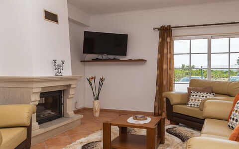 Das Amendoeiras: Brown, Couch, Furniture, Comfort, Houseplant, Wood, Window, Table, Interior Design, Living Room