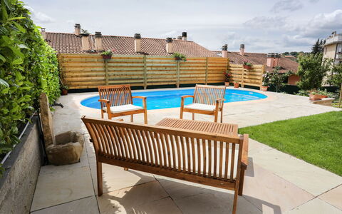 Antonietta: Property, Furniture, Building, Real Estate, Patio, Outdoor Furniture, House, Home, Swimming Pool, Backyard
