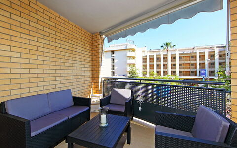 Cambrils 193: Property, Furniture, Building, Table, Couch, Shade, Sky, Interior Design, Architecture, Studio Couch