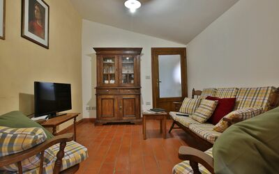 Casa Ocra: Room, Property, Furniture, Living Room, Floor, Building, Interior Design, Ceiling, Hardwood, Wall