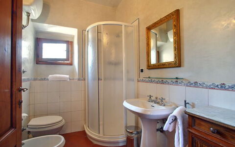 Villa Stolli: Bathroom, Room, Property, Plumbing Fixture, Building, Bathroom Cabinet, Real Estate, Floor, House, Interior Design