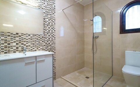 Forest: Plumbing Fixture, Property, Shower Door, Bathroom, Shower, Shower Head, Lighting, Interior Design, Architecture