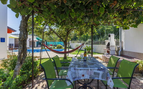 Marija: Table, Plant, Property, Furniture, Leaf, Nature, Chair, Botany, Shade, Outdoor Table