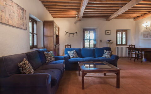Scansano 100: Room, Property, Living Room, Building, Furniture, Interior Design, Floor, Ceiling, Wall, Wood Flooring