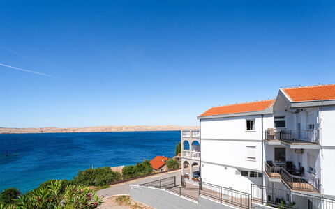 Karlobag 104: Blue, Coast, Coastal And Oceanic Landforms, Sea, Apartment, Ocean, Shore, Beach, Balcony, Bay