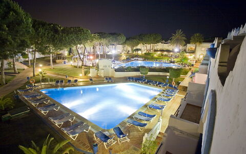 Reserva de Marbella: Swimming Pool, Property, Resort, Building, Hotel, Apartment, Leisure, Night, Real Estate, Tree