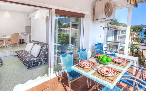 Gran Sol: Couch, Furniture, Table, Property, Picture Frame, Azure, Blue, Interior Design, Porch, Wood
