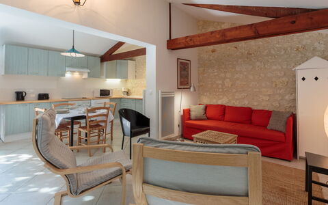 Domremy: Furniture, Table, Comfort, Chair, Wood, Lighting, Interior Design, Floor, Wall, Living Room
