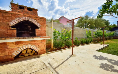 Zadar Sukošan 120: Sky, Cloud, Plant, Property, Building, Road Surface, Shade, Tree, Brick, Residential Area