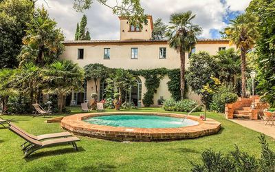 Castelletto: Property, Estate, House, Swimming Pool, Real Estate, Building, Home, Grass, Backyard, Residential Area