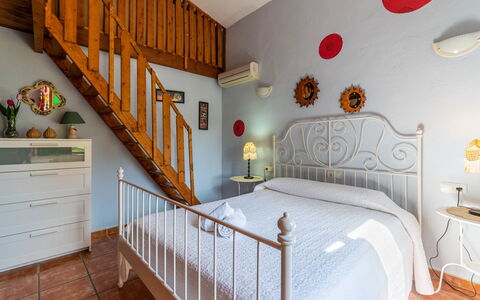 Villa Lavanda: Bedroom, Room, Furniture, Property, Bed, Interior Design, Wall, Floor, Product, Ceiling