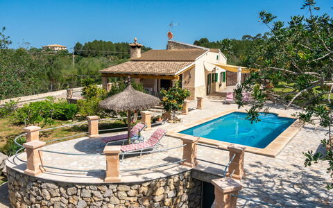 Villa Lavanda: Plant, Water, Property, Furniture, Building, Table, Window, Azure, Chair, Interior Design