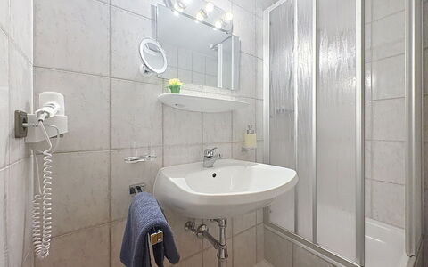 Aschau im Zillertal 495: Interior Design, Floor, Flooring, Room, Plumbing Fixture, Bathroom, Shower, Bathroom Sink, Ceiling, Plumbing