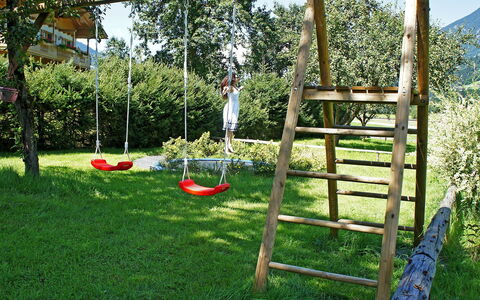 Aschau im Zillertal 495: Swing, Outdoor Play Equipment, Backyard, Yard, Grass, Tree, Plant, Garden, Land Lot, Landscape
