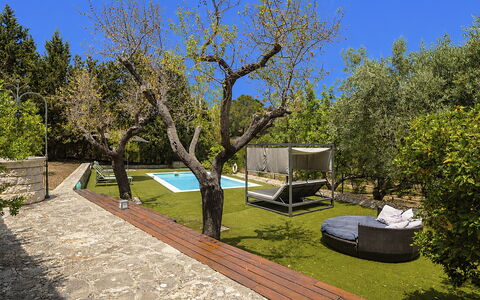 Can Coll: Garden, Swimming Pool, Shade, Outdoor Furniture, Backyard, Landscaping, Resort, Eco Hotel, Yard, Lawn