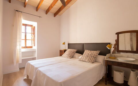 Can Coll: Bedroom, Furniture, Bed, Room, Property, Ceiling, Bed Sheet, Interior Design, Bed Frame, Bedding