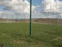 the football field