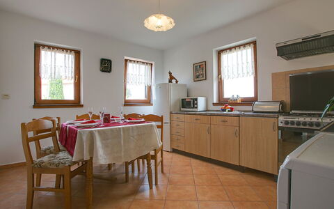 Ivković: Room, Property, Furniture, Floor, Building, Kitchen, Interior Design, Ceiling, House, Hardwood