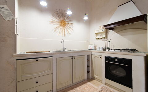 Salento Luxury Retreat: Cabinetry, Countertop, Sink, Tap, Kitchen Sink, Kitchen, Wood, Interior Design, Plumbing Fixture, Kitchen Stove