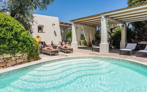 Salento Luxury Retreat: Water, Plant, Property, Furniture, Swimming Pool, Sky, Chair, Azure, Tree, Outdoor Furniture
