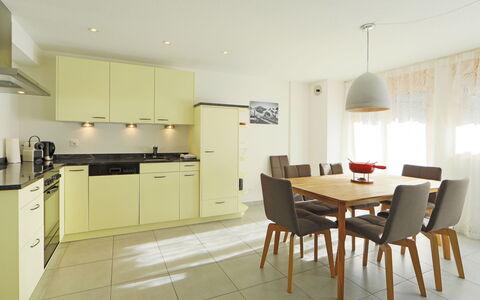 Susanna: Cabinetry, Furniture, Countertop, Table, Chair, Wood, Kitchen Stove, Kitchen Appliance, Lighting, Kitchen